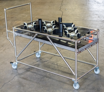 Drip Pan Cart with Dunnage 2