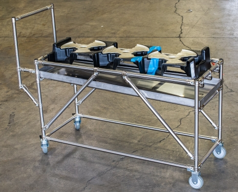 Drip Pan Cart with Dunnage 3