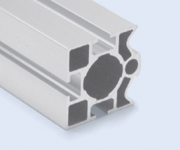 4 Meter 40mm 3-Sided T-Slot Square Aluminum Pipe