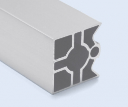 4 Meter 45mm 3-Sided Square Aluminum Pipe
