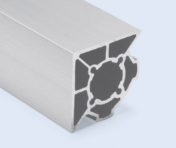 4 Meter 45mm 2-Sided 90 Degree Square Aluminum Pipe