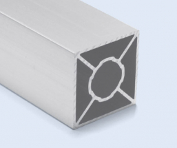 4 Meter 45mm 4-Sided Square Aluminum Pipe