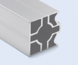 4 Meter 40mm 3-Sided Square Aluminum Pipe