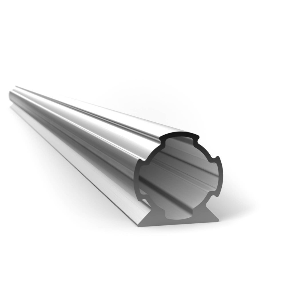 4 Meter 28mm 1-Sided Square Aluminum Pipe